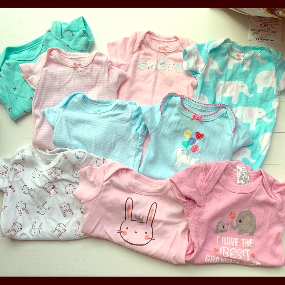 Carters/First Impressions Newborn Onesies
